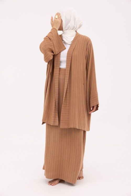 Ensemble Manuela en Lin terra rayé