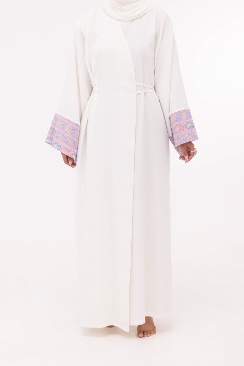 Robe Karen blanc & lilas