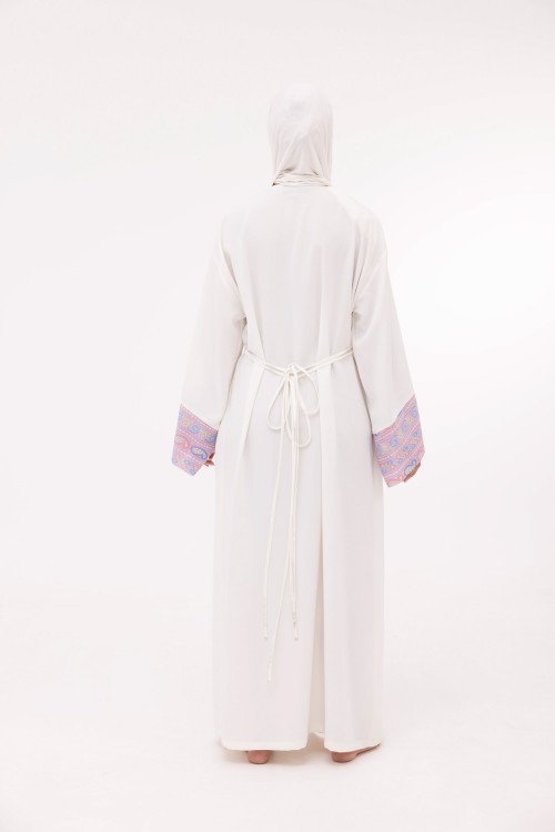 Robe Karen blanc & lilas