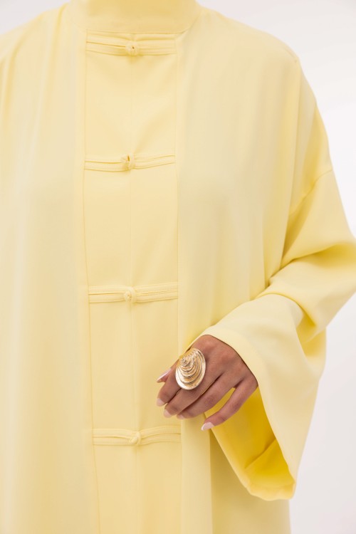 Robe Aurora jaune