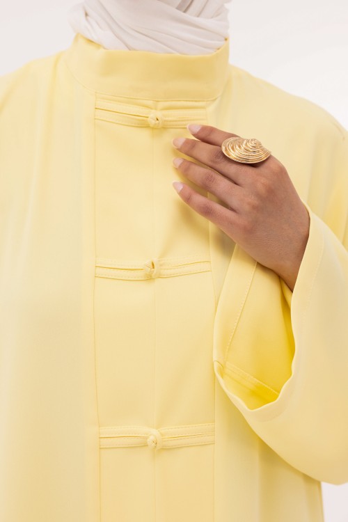 Robe Aurora jaune
