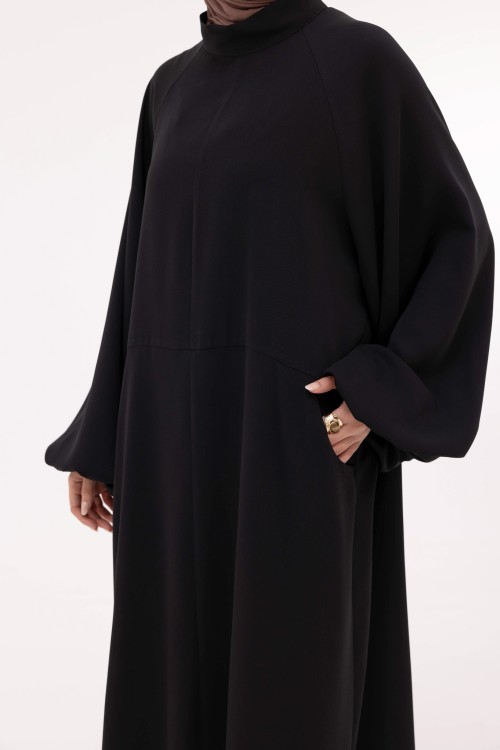Robe Fleurissa noir