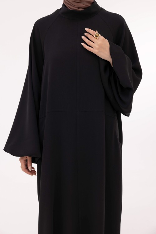Robe Fleurissa noir
