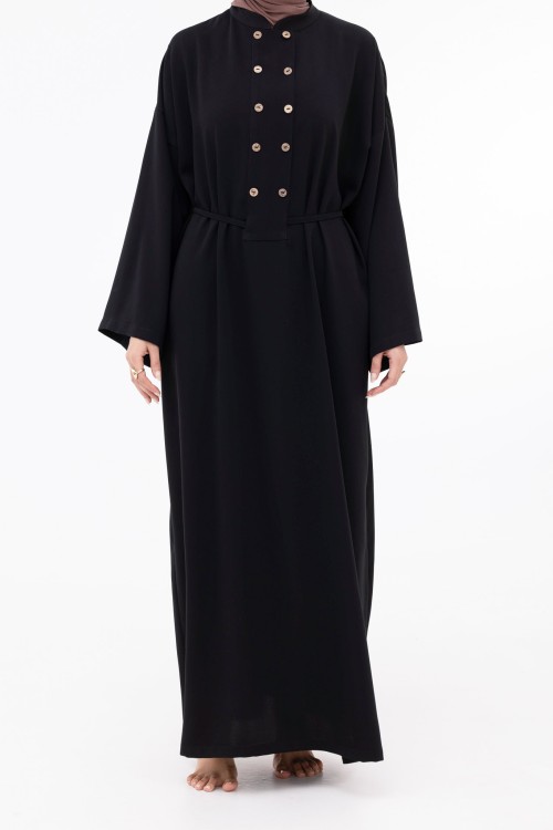 Robe Jolia en lin noir