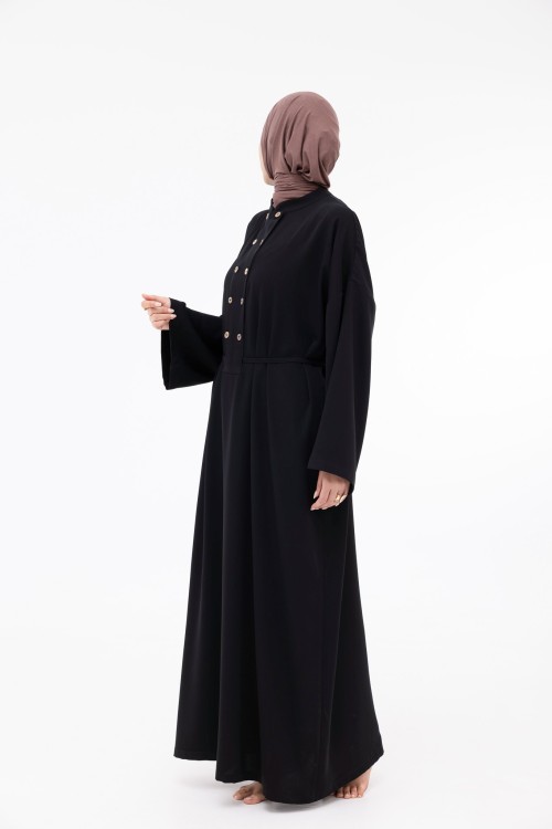 Robe Jolia en lin noir