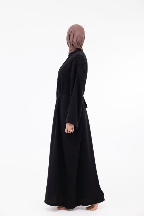 Robe Jolia en lin noir