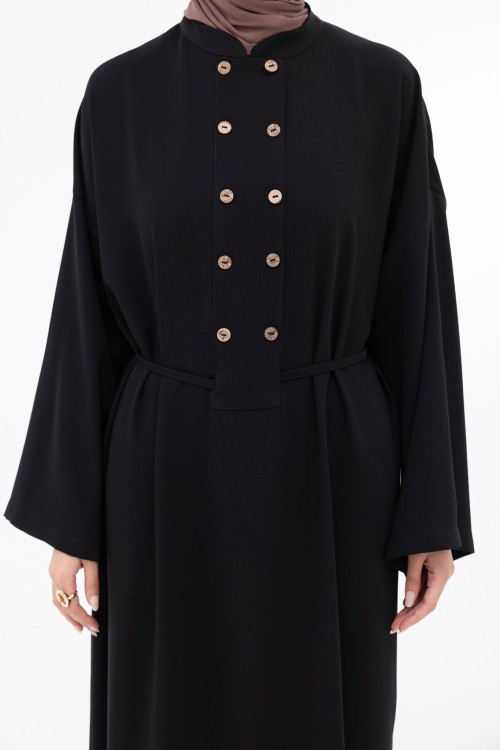 Robe Jolia en lin noir