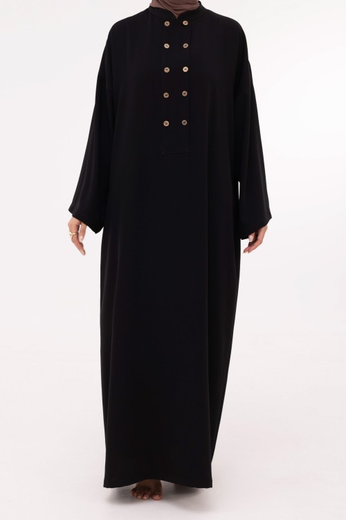Robe Jolia en lin noir