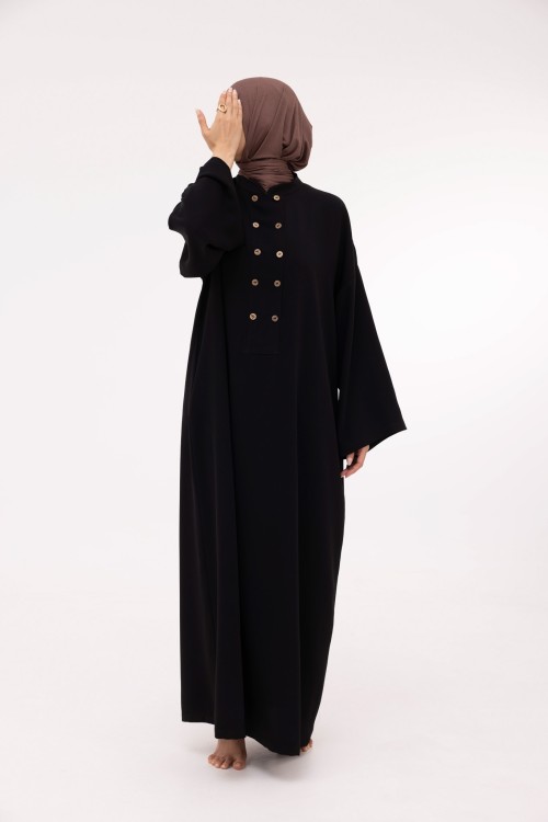 Robe Jolia en lin noir