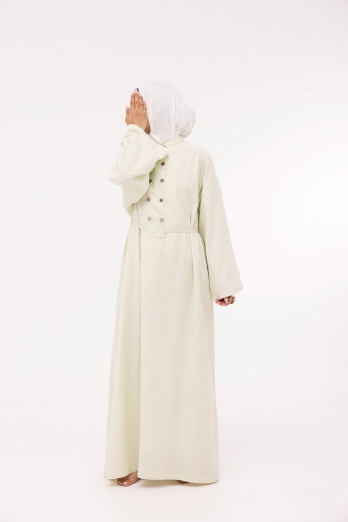 Robe Jolia en lin anis