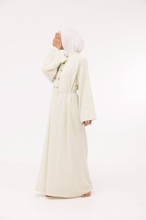 Robe Jolia en lin anis