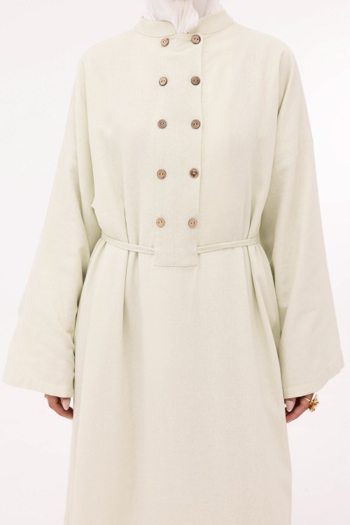 Robe Jolia en lin anis
