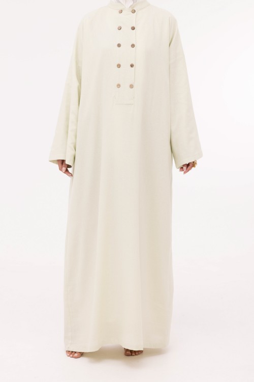 Robe Jolia en lin anis