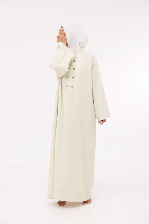 Robe Jolia en lin anis