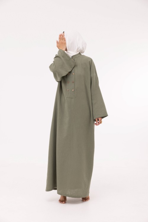 Robe Jolia en lin vert