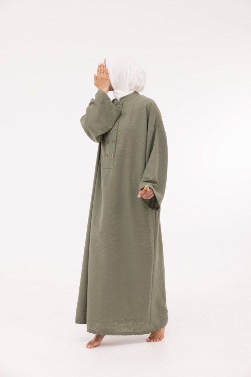Robe Jolia en lin vert
