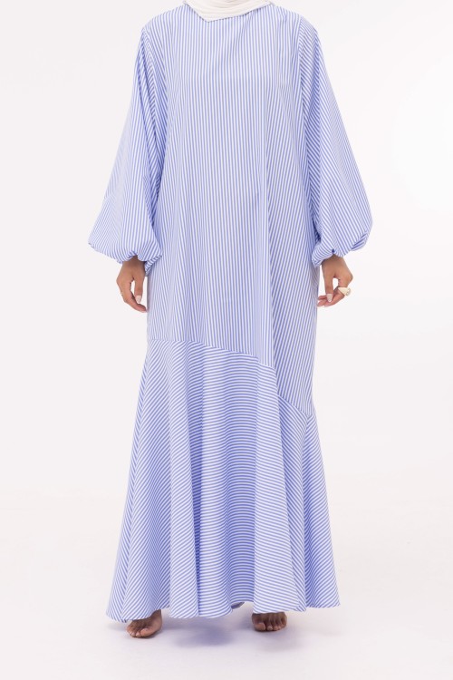 Robe Mayline rayée blue