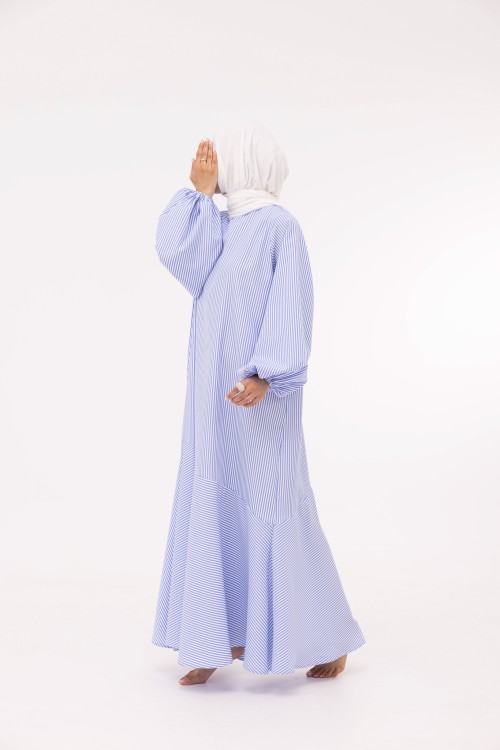 Robe Mayline rayée blue
