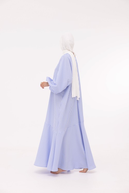 Robe Mayline rayée blue