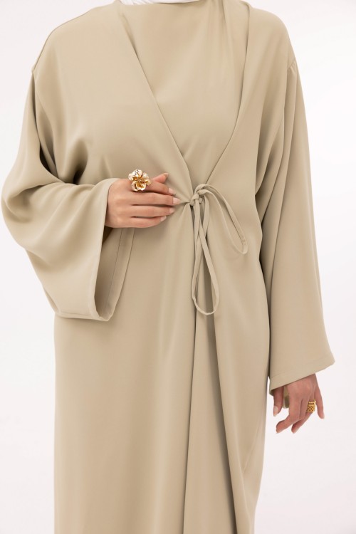 Robe Ally vert amande