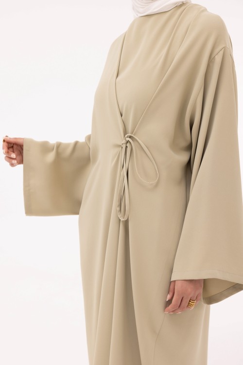 Robe Ally vert amande