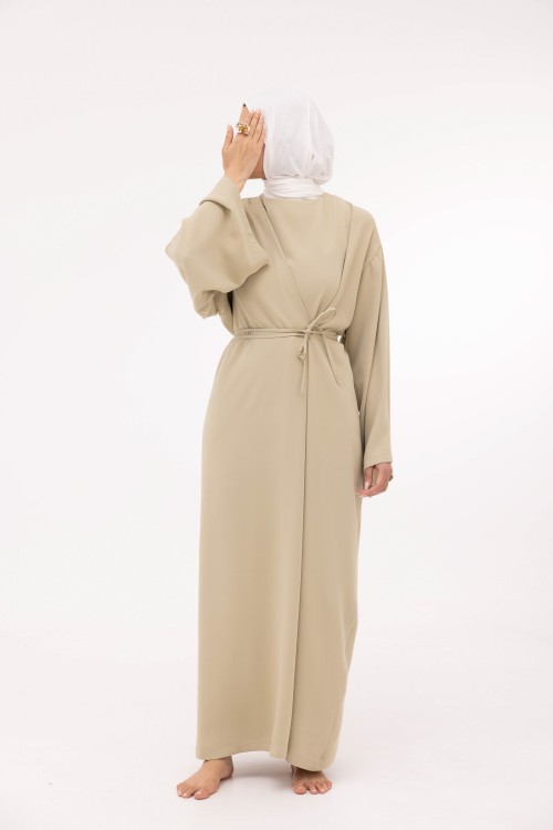 Robe Ally vert amande