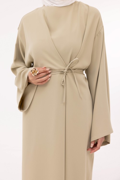Robe Ally vert amande