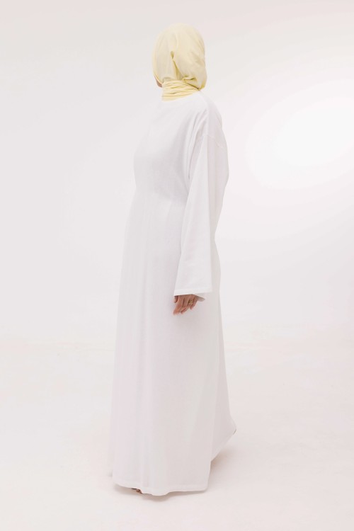 Robe Ally en lin blanc