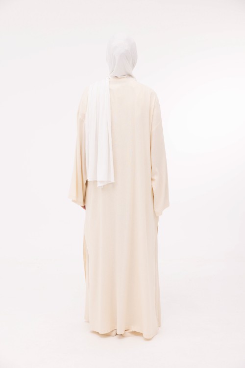 Ensemble Louny en lin crème