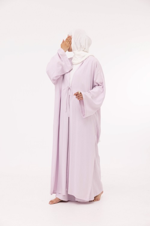 Ensemble Louny en lin lilas