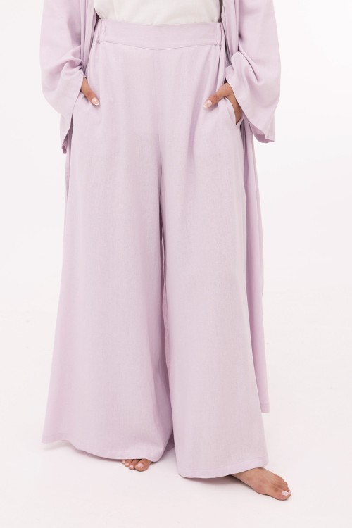 Ensemble Louny en lin lilas