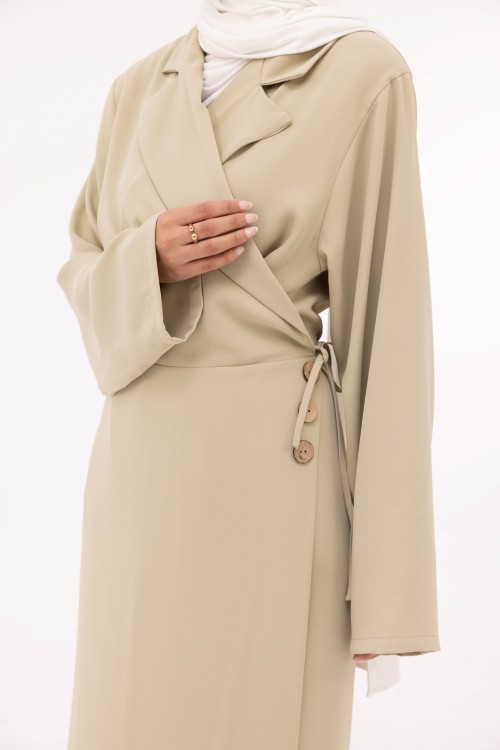 Robe Laurie vert amande