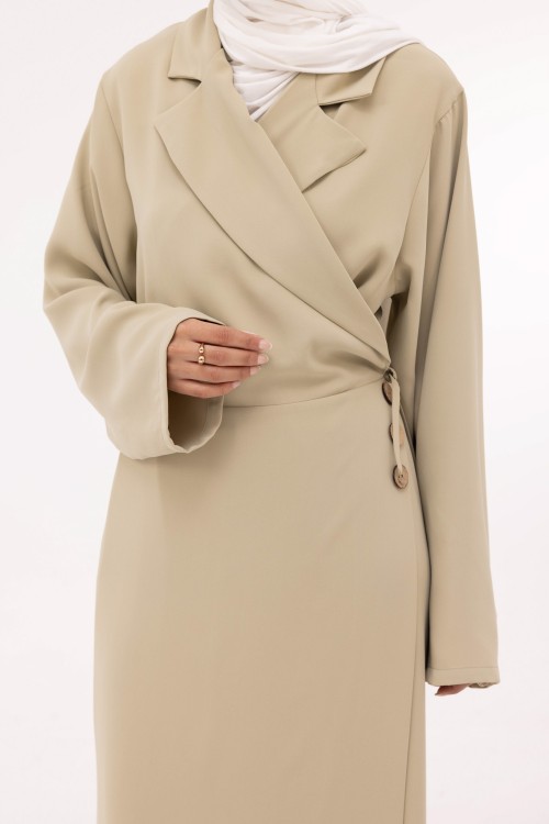 Robe Laurie vert amande