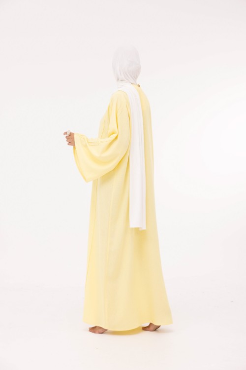 Robe Marya en lin jaune