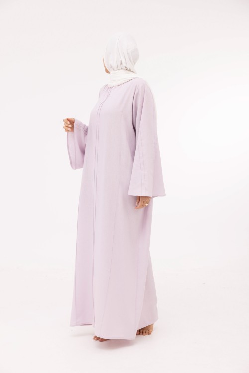 Robe Marya en lin lilas