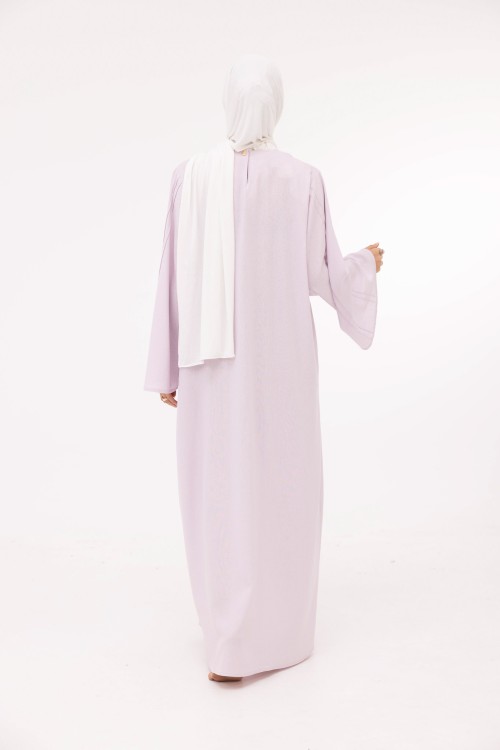 Robe Marya en lin lilas