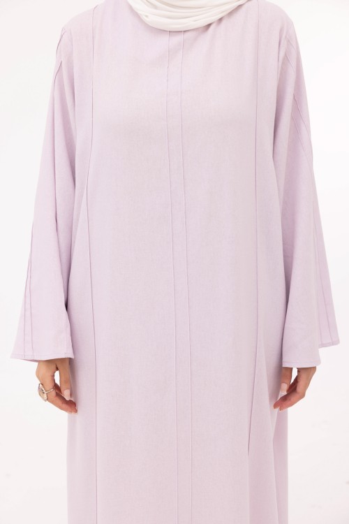 Robe Marya en lin lilas