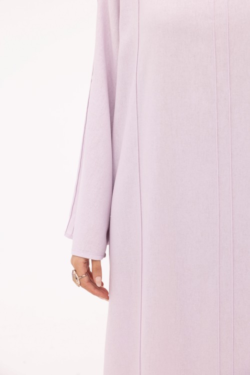 Robe Marya en lin lilas