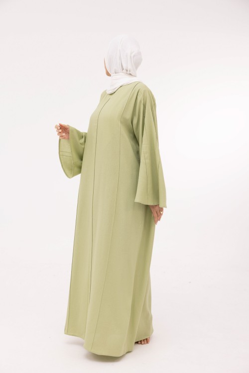 Robe Marya en lin vert