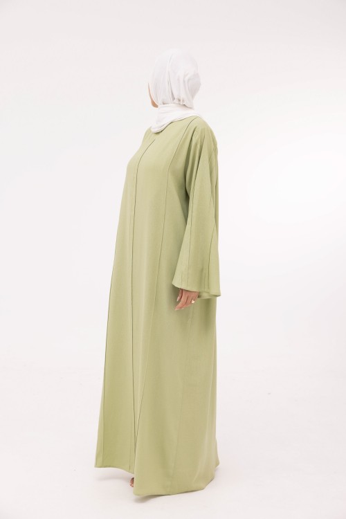 Robe Marya en lin vert