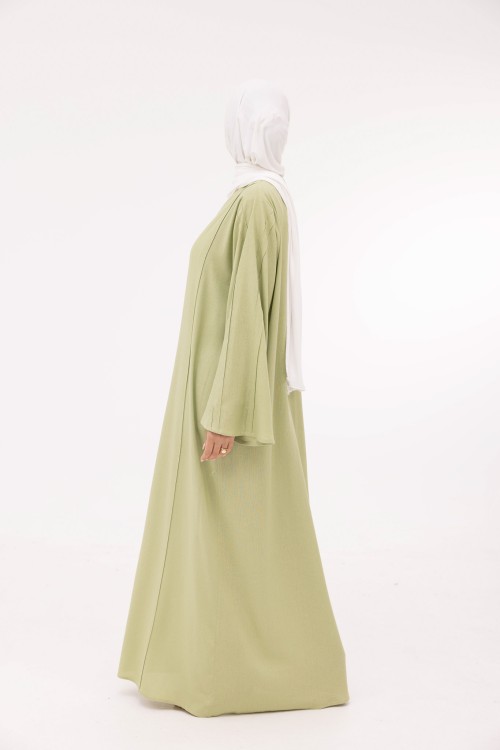 Robe Marya en lin vert