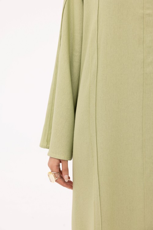 Robe Marya en lin vert