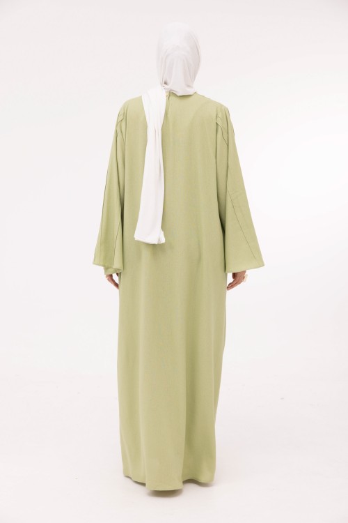 Robe Marya en lin vert