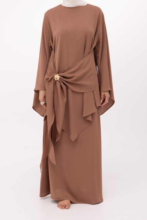 Ensemble Cataleya noisette