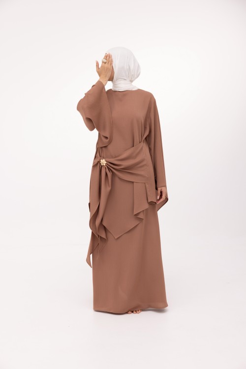 Ensemble Cataleya noisette