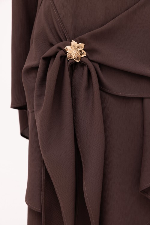 Ensemble Cataleya marron