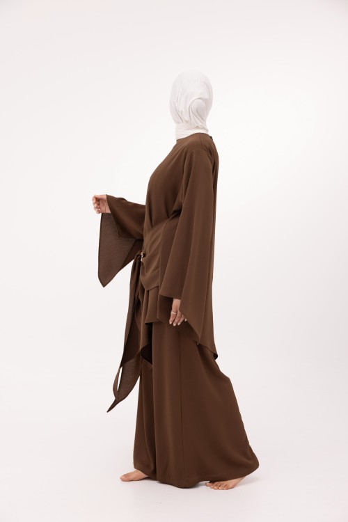 Ensemble Cataleya marron