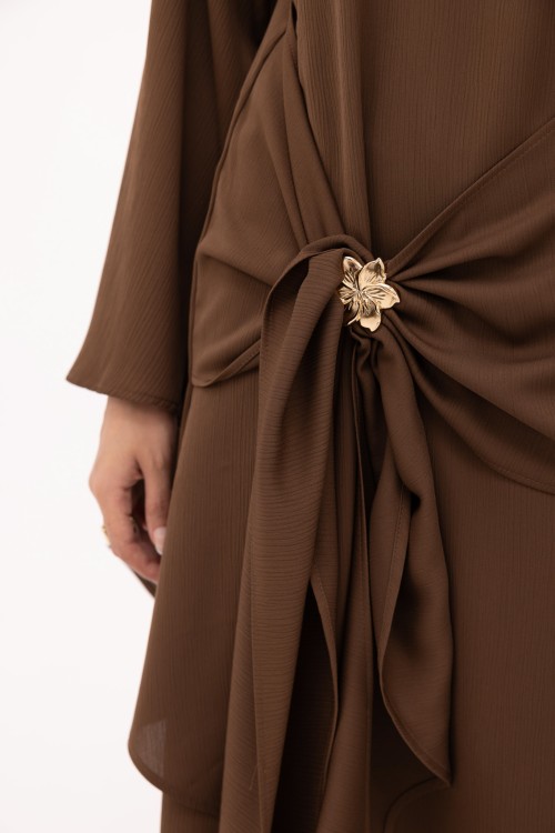 Ensemble Cataleya marron