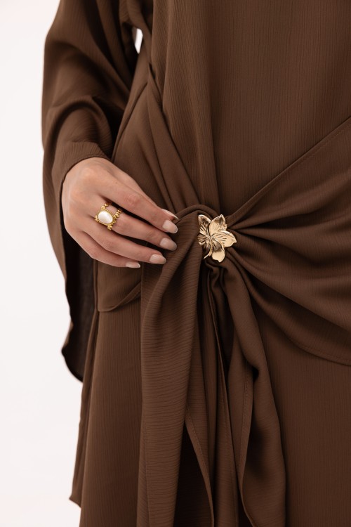 Ensemble Cataleya marron