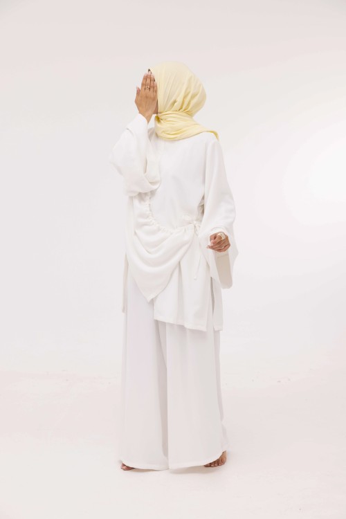 Ensemble Eleana blanc